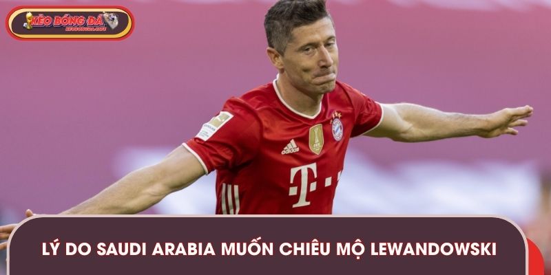 Lý do Saudi Arabia muốn chiêu mộ Lewandowski